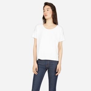 Everlane White Square Tee